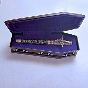 Haunted Mansion Pen In Casket Coffin Case Walt Disney World RARE